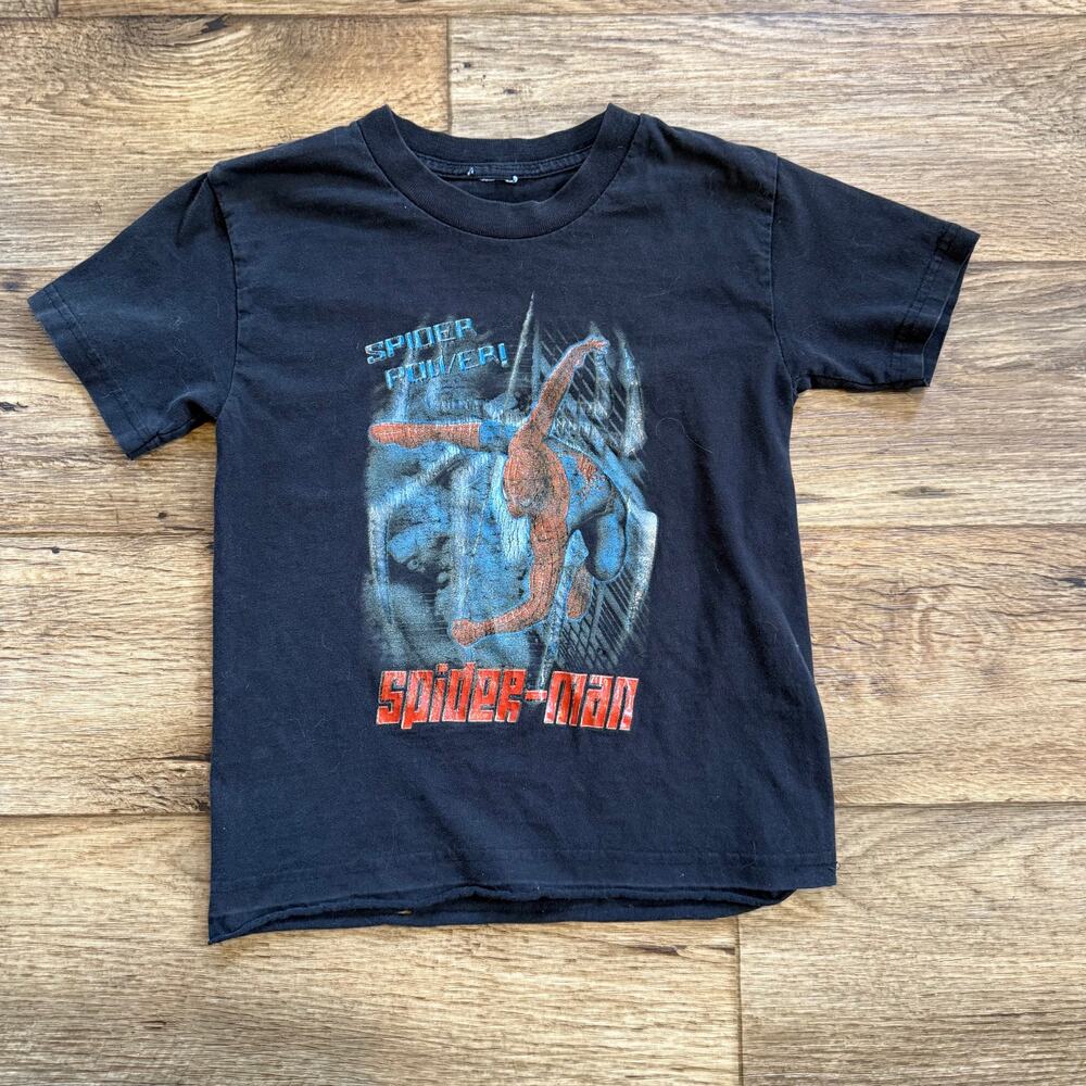 Vintage Kids Y2k Spiderman Nostalgic Tee Shirt